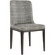 Elisa Grey Oak / Naya Check Black Dining Chair